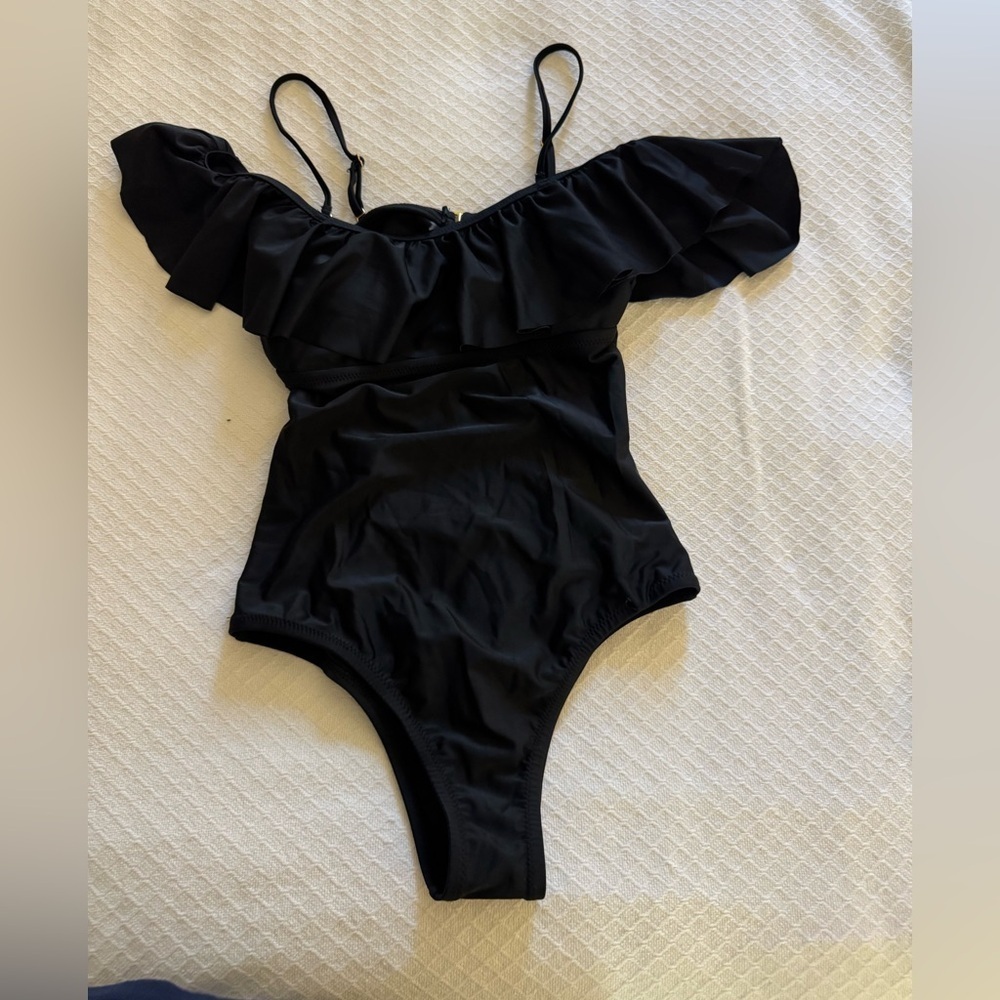 Altar’d State Black One Piece Swimsuit STUNNING S